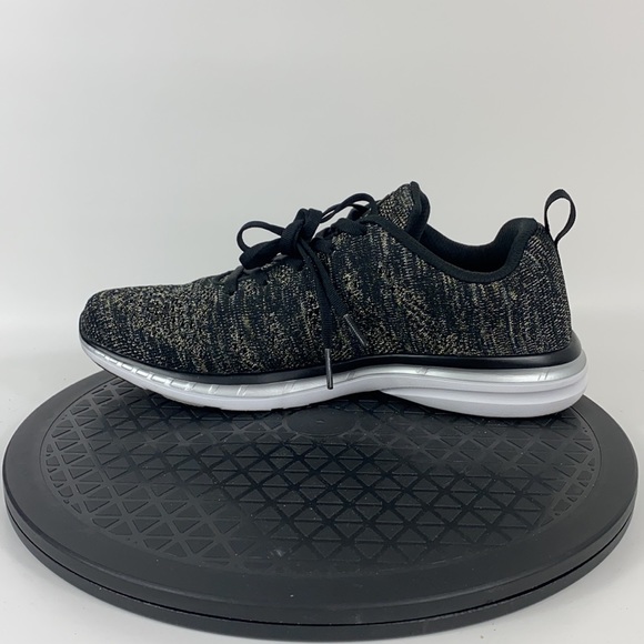 APL Techloom Pro Black/Gold Athletic Running Shoes Women's Size 9 - Picture 9 of 12